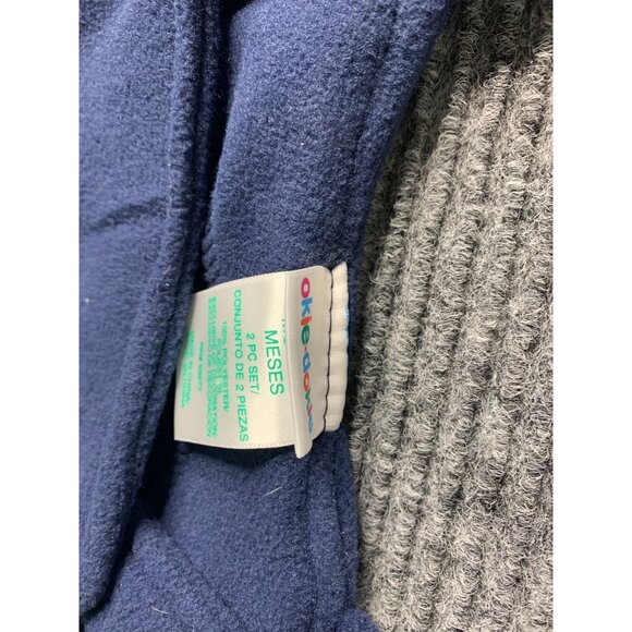 Okie Dokie Boys Infant Baby 3 6 months Fleece Bib Overall Sack Touchdown 83 Lege - Picture 6 of 6